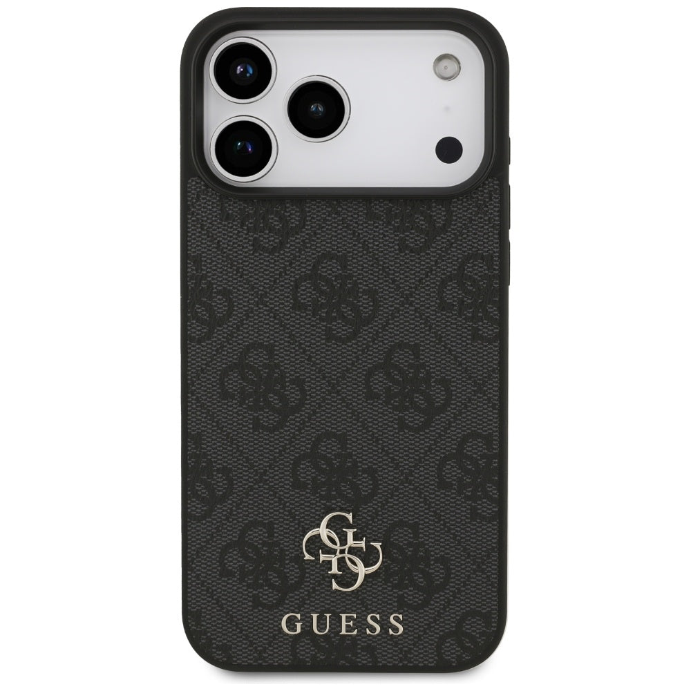 Etui MagSafe dla Apple iPhone 17 Pro Max, Guess, 4G Small and Classic Logo, Czarne