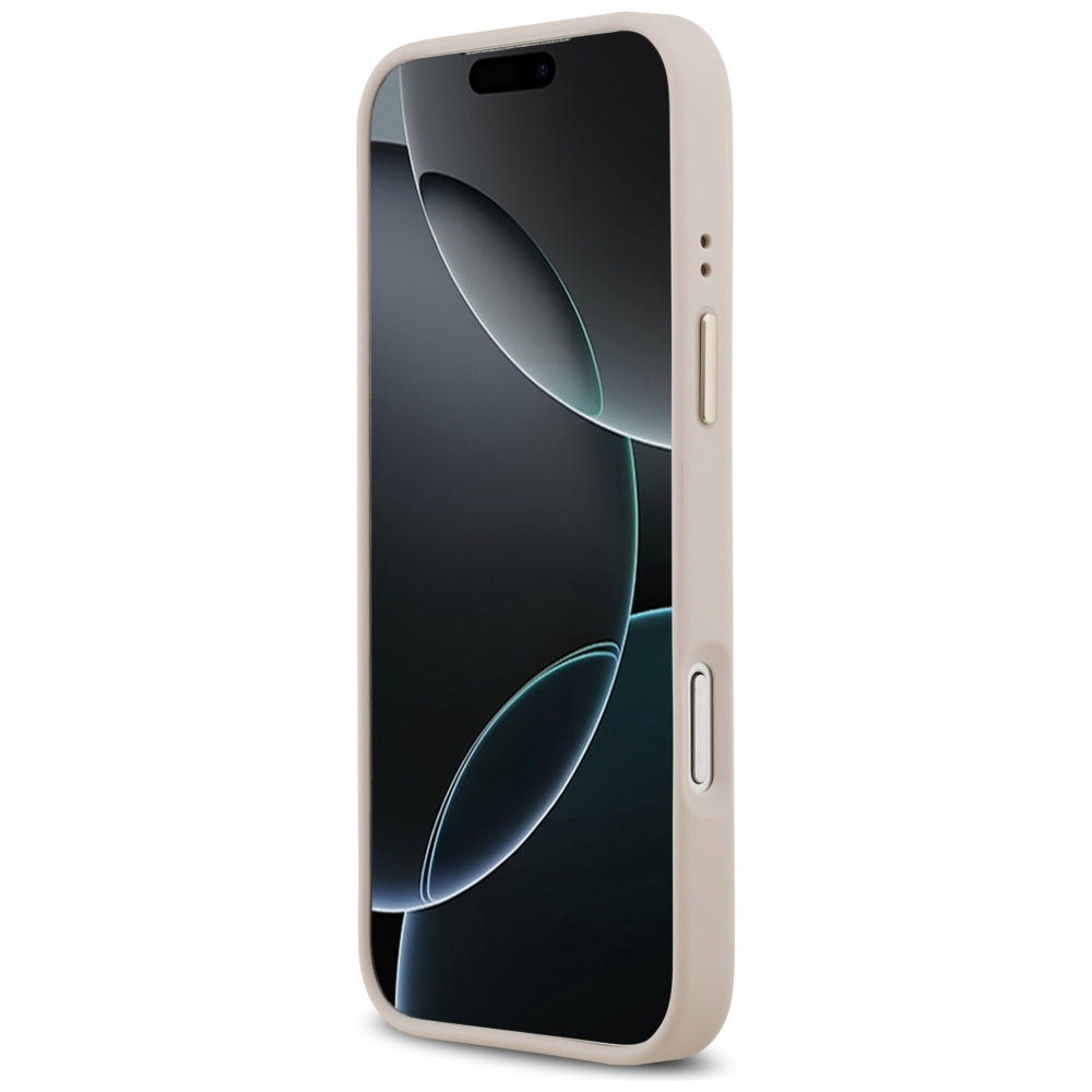 Etui MagSafe dla Apple iPhone 17 Pro Max, Guess, 4G Stripe, Różowy