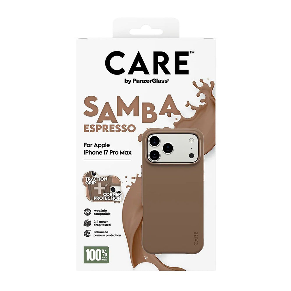 Etui MagSafe dla Apple iPhone 17 Pro Max, PanzerGlass, Care Fashionable, Brązowy