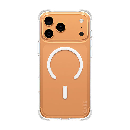 Etui MagSafe dla Apple iPhone 17 Pro Max, PanzerGlass, Modne, Przezroczyste Białe