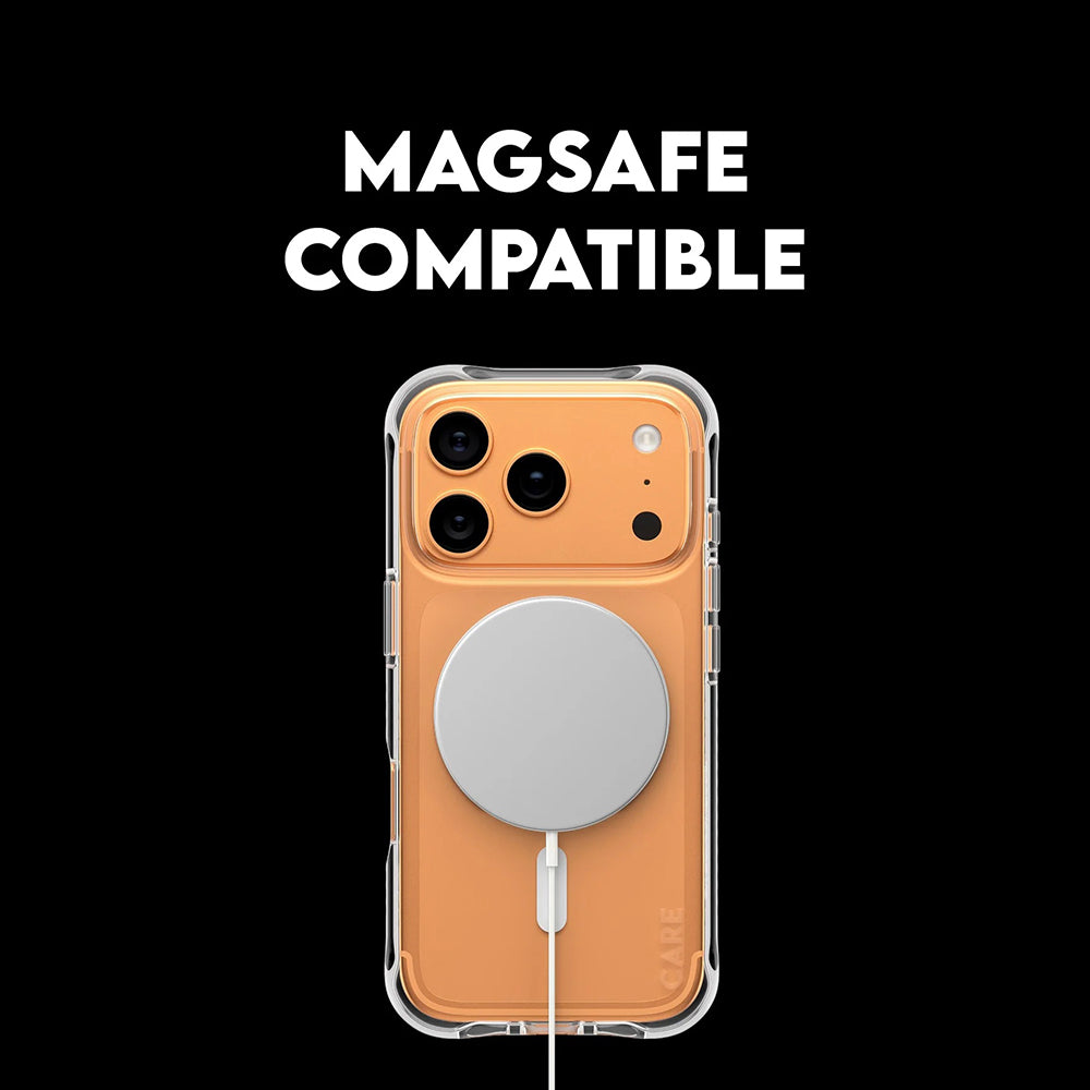 Etui MagSafe dla Apple iPhone 17 Pro Max, PanzerGlass, Modne, Przezroczyste Białe