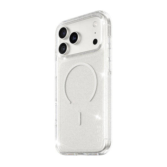 Etui MagSafe dla Apple iPhone 17 Pro Max, PanzerGlass, Care Urban Explorer Star Lit, Przezroczyste Białe