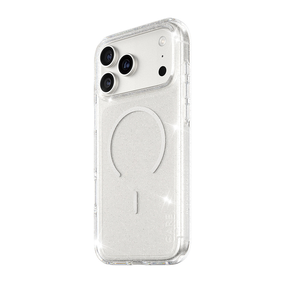 Etui MagSafe dla Apple iPhone 17 Pro Max, PanzerGlass, Care Urban Explorer Star Lit, Przezroczyste Białe