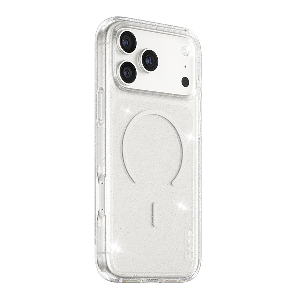 Etui MagSafe dla Apple iPhone 17 Pro Max, PanzerGlass, Care Urban Explorer Star Lit, Przezroczyste Białe