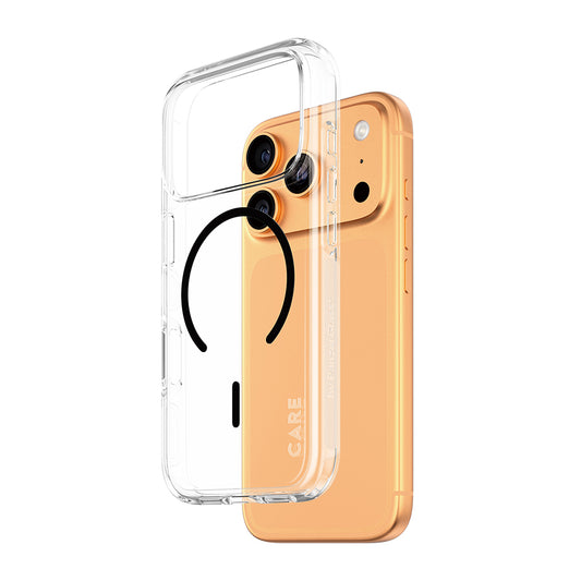 Etui MagSafe dla Apple iPhone 17 Pro Max, PanzerGlass, Care Urban Explorer, Czarne Przezroczyste