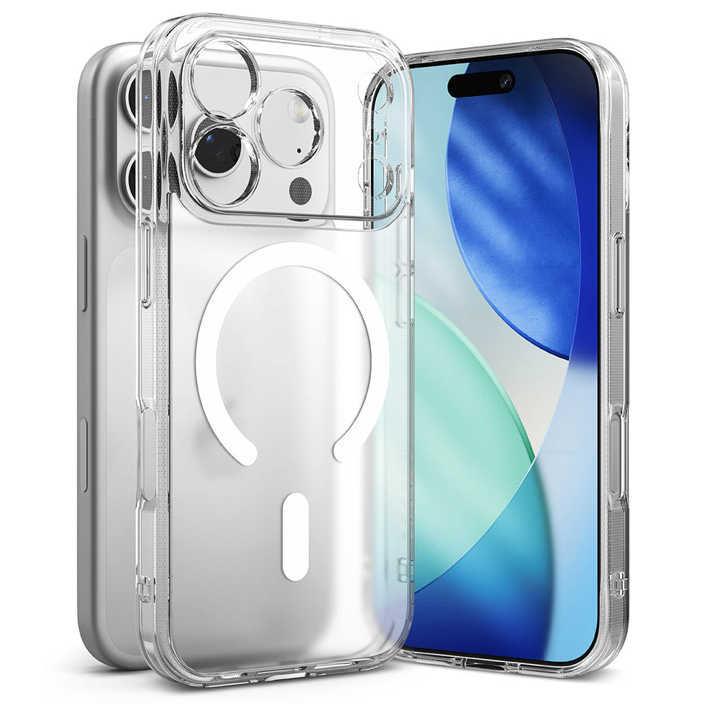 Etui MagSafe dla Apple iPhone 17 Pro Max, Ringke, Fusion, Matowe Przezroczyste