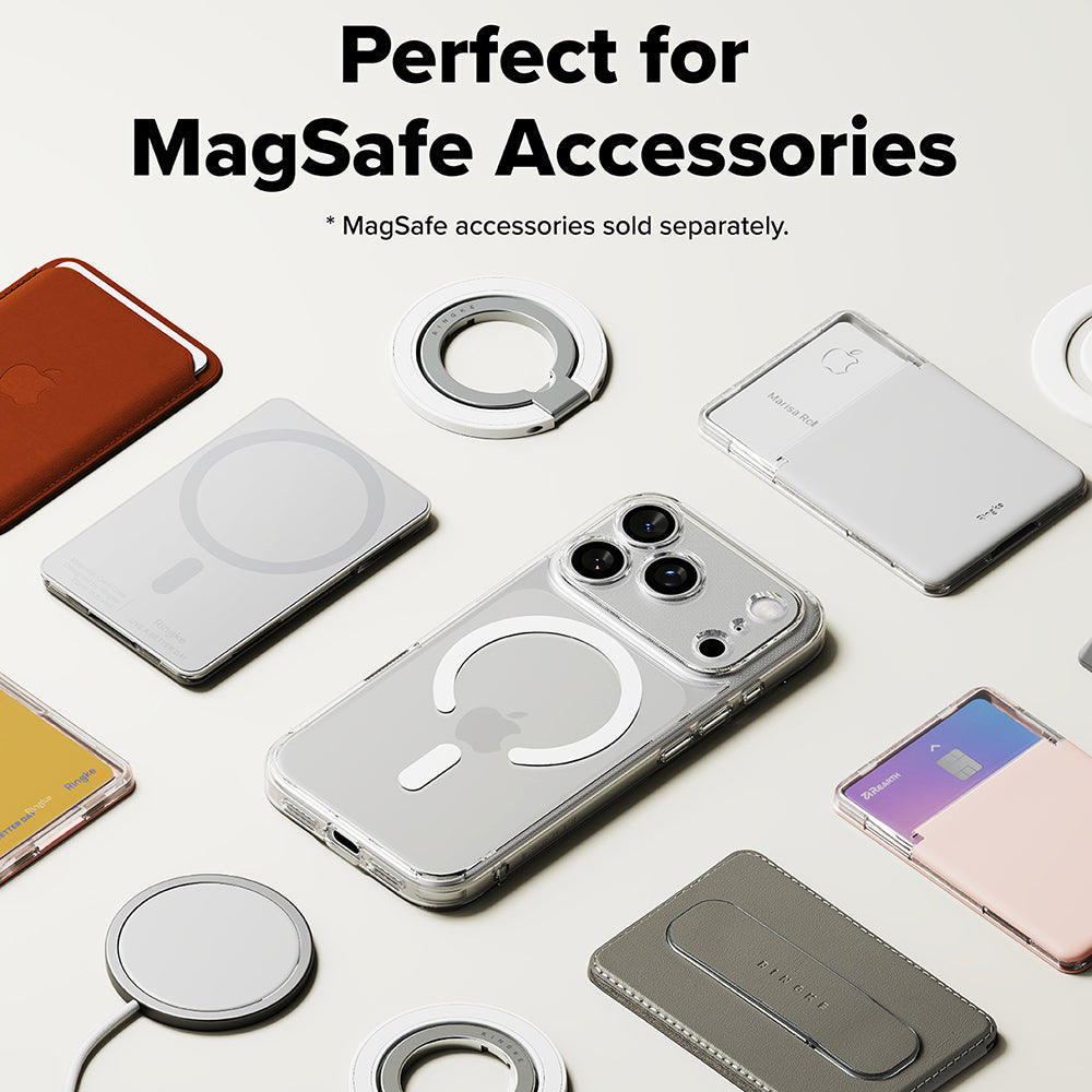 Etui MagSafe dla Apple iPhone 17 Pro Max, Ringke, Fusion, Matowe Przezroczyste