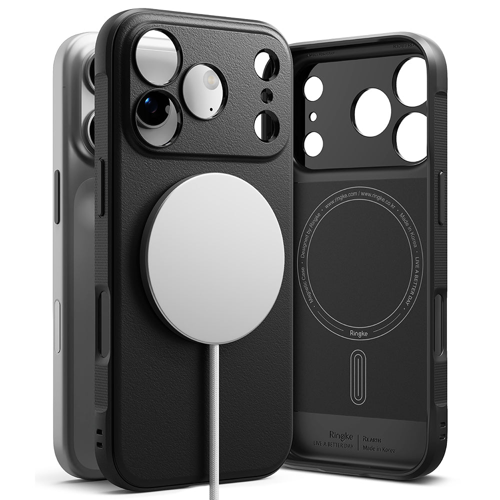 Etui MagSafe dla Apple iPhone 17 Pro Max, Ringke, Onyx, Czarne