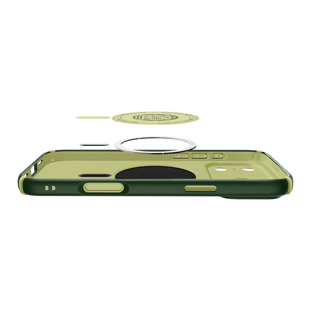 Etui MagSafe dla Apple iPhone 17 Pro Max, Spigen, Caseology Nano Pop Hybrid, Zielony ACS11148