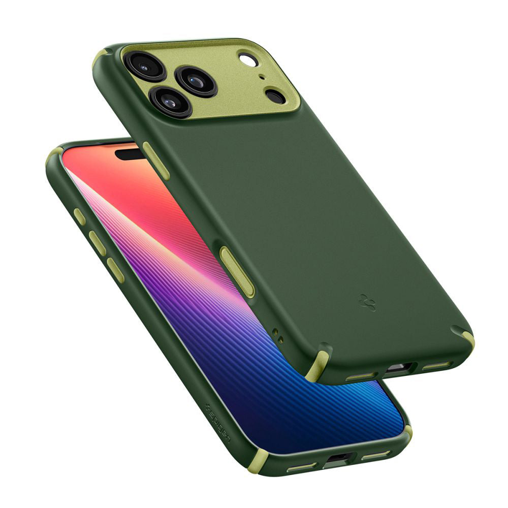 Etui MagSafe dla Apple iPhone 17 Pro Max, Spigen, Caseology Nano Pop Hybrid, Zielony ACS11148