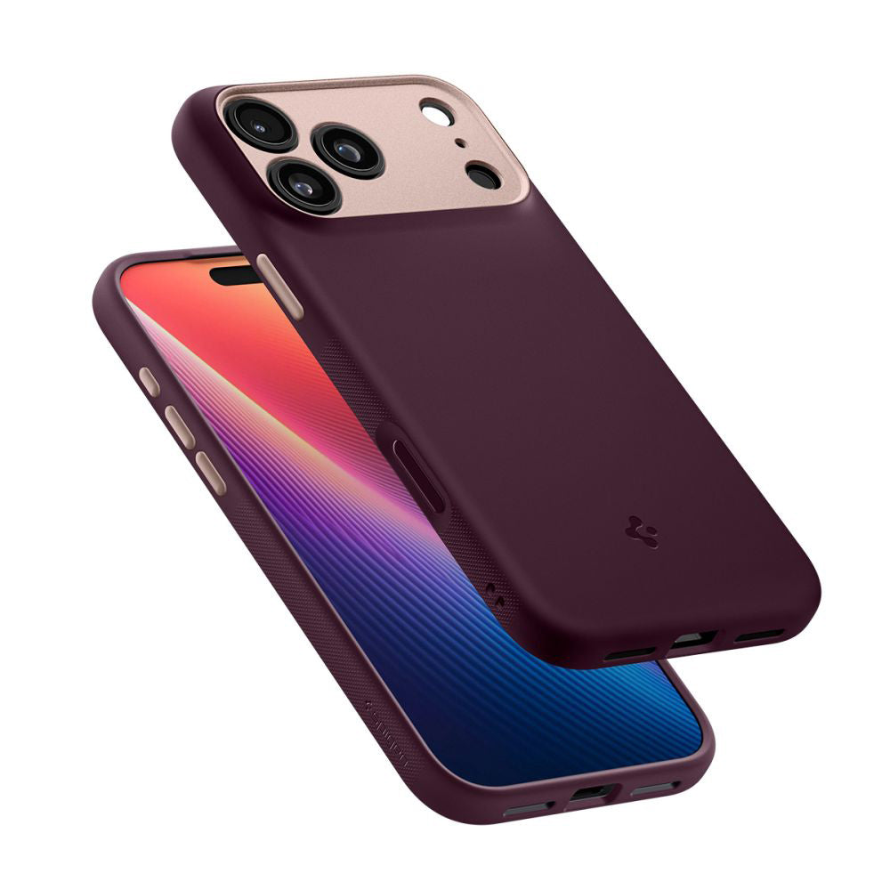 Etui MagSafe dla Apple iPhone 17 Pro Max, Spigen, Caseology Nano Pop, Wiśniowy ACS10261