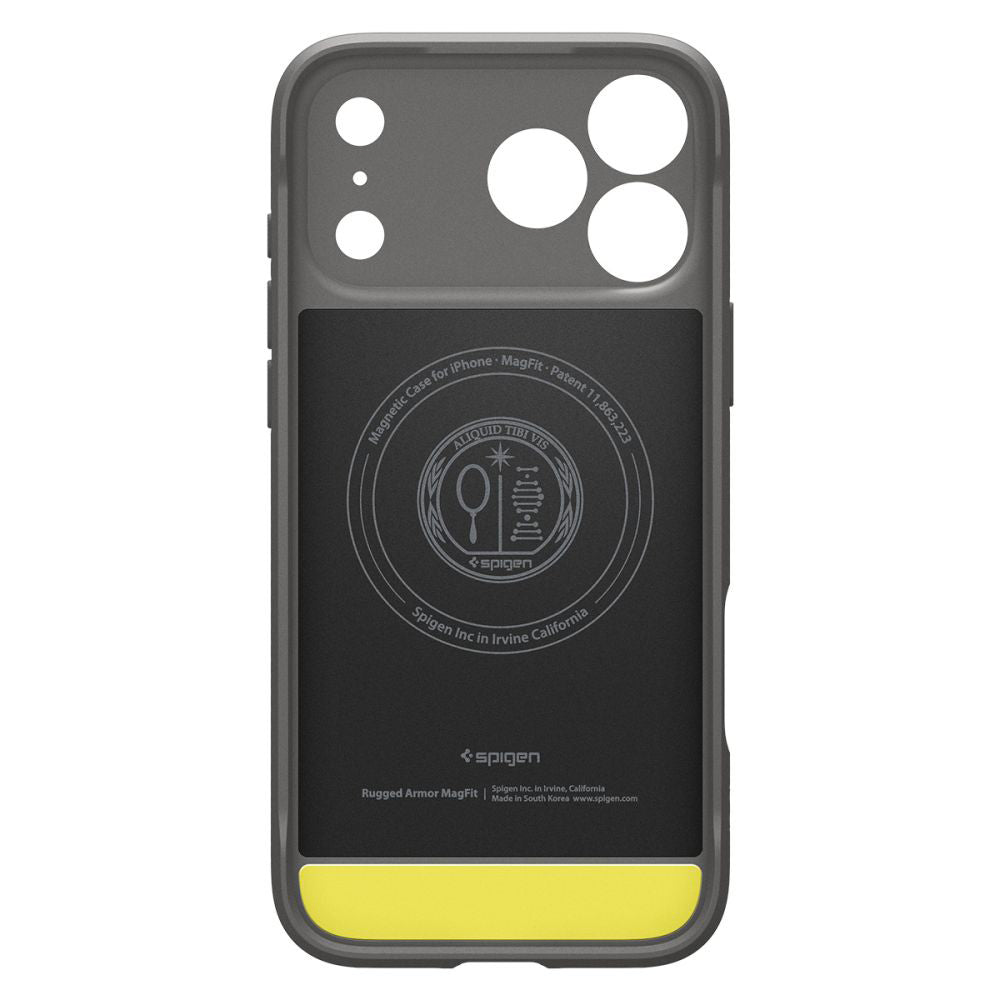 MagSafe Case for Apple iPhone 17 Pro Max, Spigen, Rugged Armor, Gray