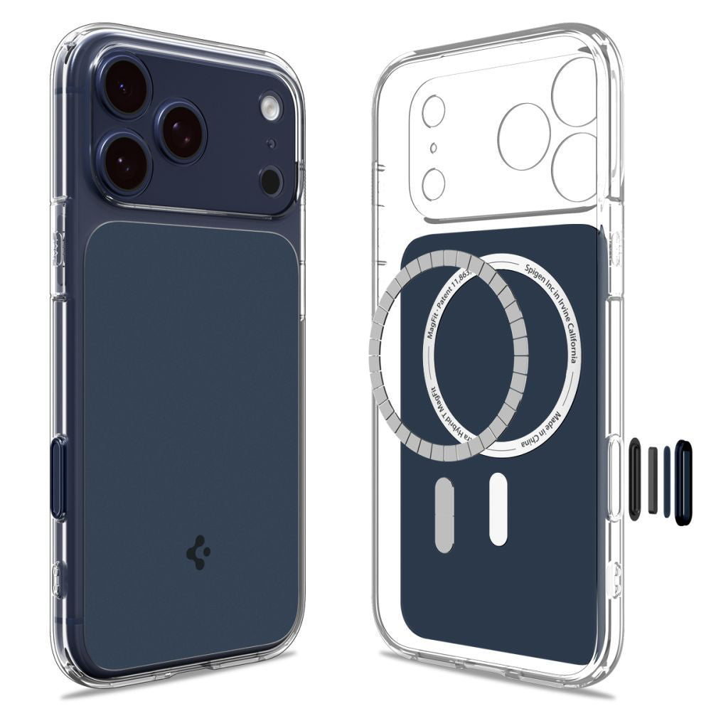 Etui MagSafe dla Apple iPhone 17 Pro Max, Spigen, Ultra Hybrid T, Matowy Niebieski ACS10473