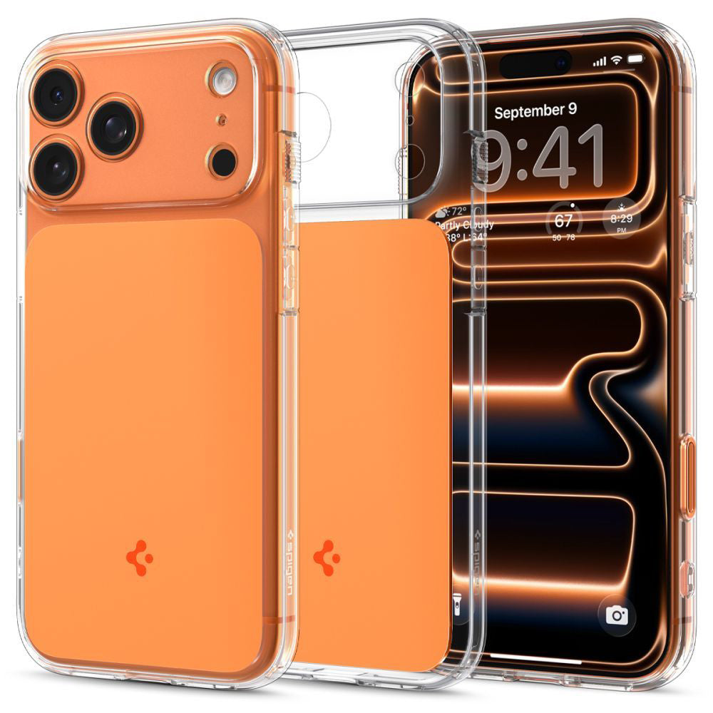 Etui MagSafe dla Apple iPhone 17 Pro Max, Spigen, Ultra Hybrid T, Pomarańczowe ACS10474