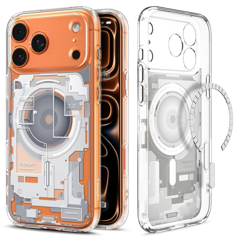 Etui MagSafe dla Apple iPhone 17 Pro Max, Spigen, Ultra Hybrid Zero One, Białe ACS10287