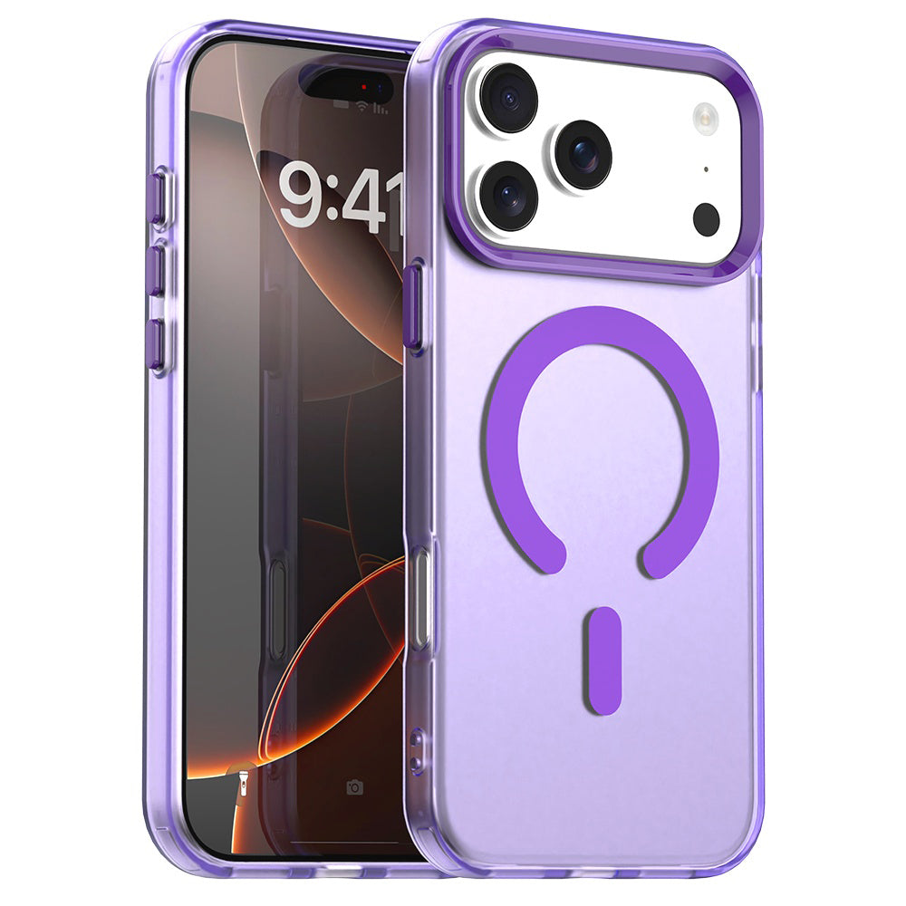 Etui MagSafe dla Apple iPhone 17 Pro Max, Techsuit, CandyCase, Fioletowy