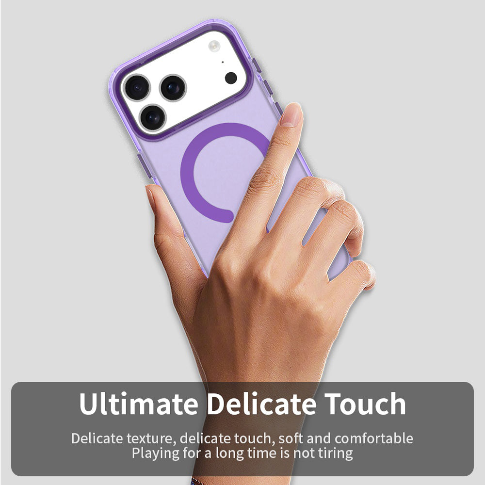 Etui MagSafe dla Apple iPhone 17 Pro Max, Techsuit, CandyCase, Fioletowy