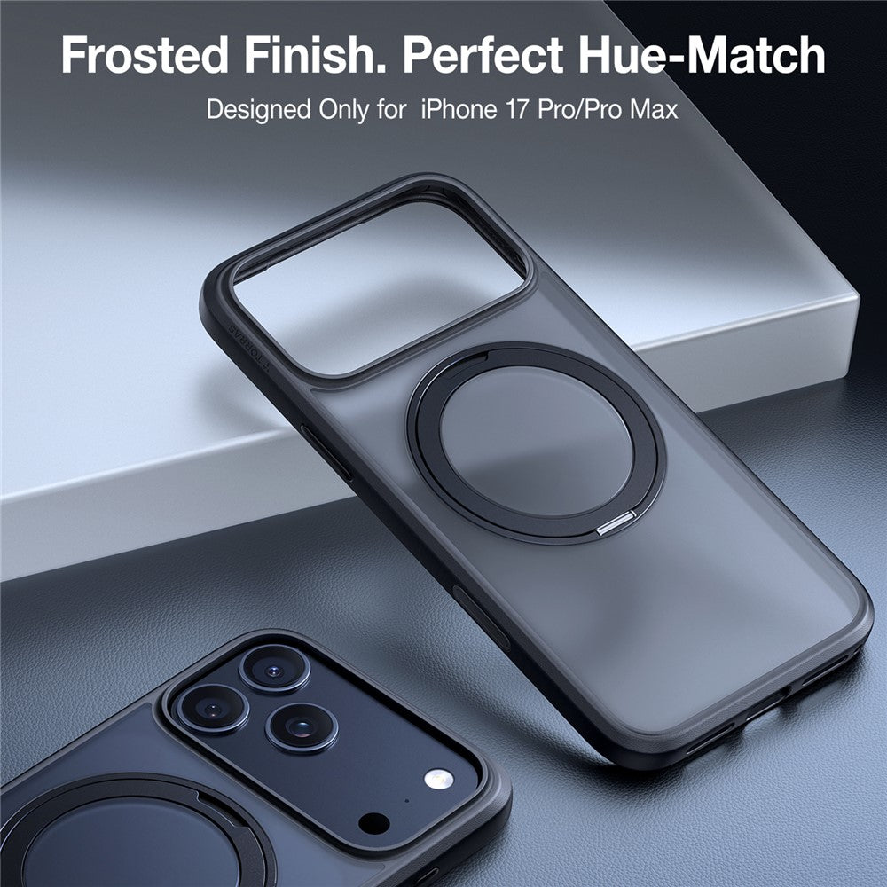 Etui MagSafe dla Apple iPhone 17 Pro Max, Torras, Ostand Pro, Czarne
