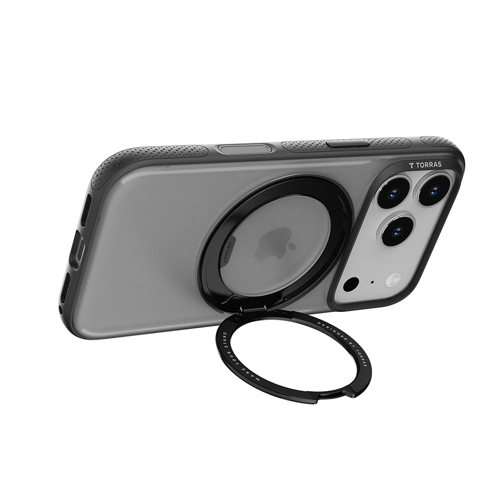 Etui MagSafe dla Apple iPhone 17 Pro Max, Torras, Ostand R Fitness, Czarne