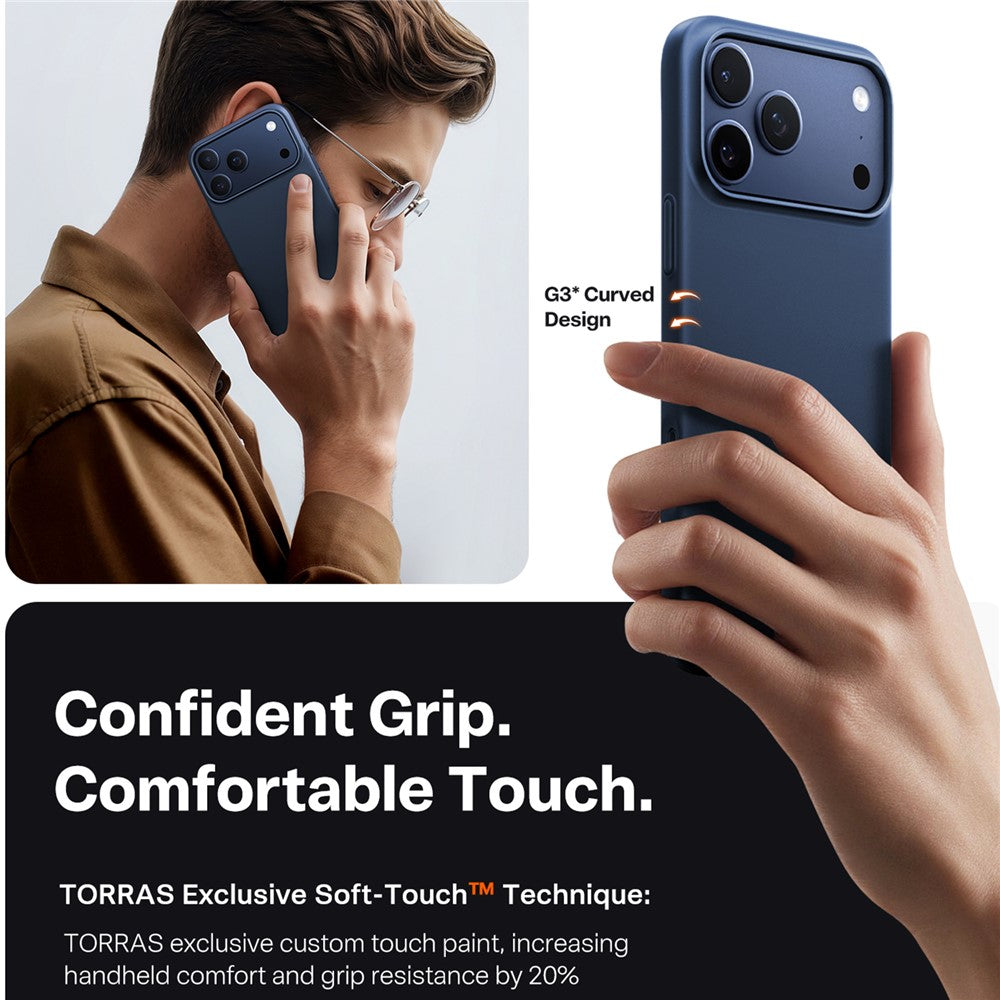 MagSafe Case for Apple iPhone 17 Pro Max, Torras, SlimFit, Navy Blue