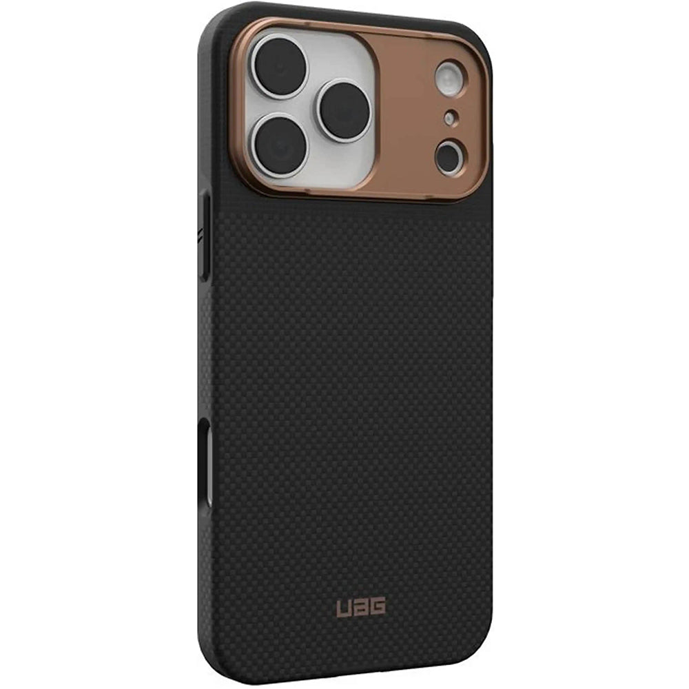Etui MagSafe do Apple iPhone 17 Pro Max, Urban Armor Gear, Fibr Armr, Czarny Brąz