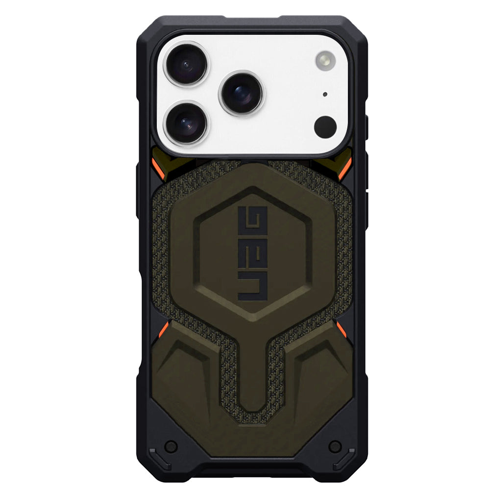 MagSafe Case for Apple iPhone 17 Pro Max, Urban Armor Gear, Monarch Pro Kevlar, Green