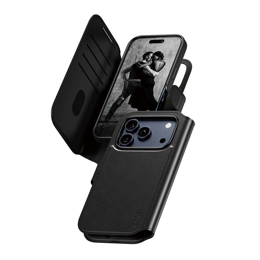 Etui MagSafe dla Apple iPhone 17 Pro, PanzerGlass, Care Feature Tango Two-in-One, Czarne