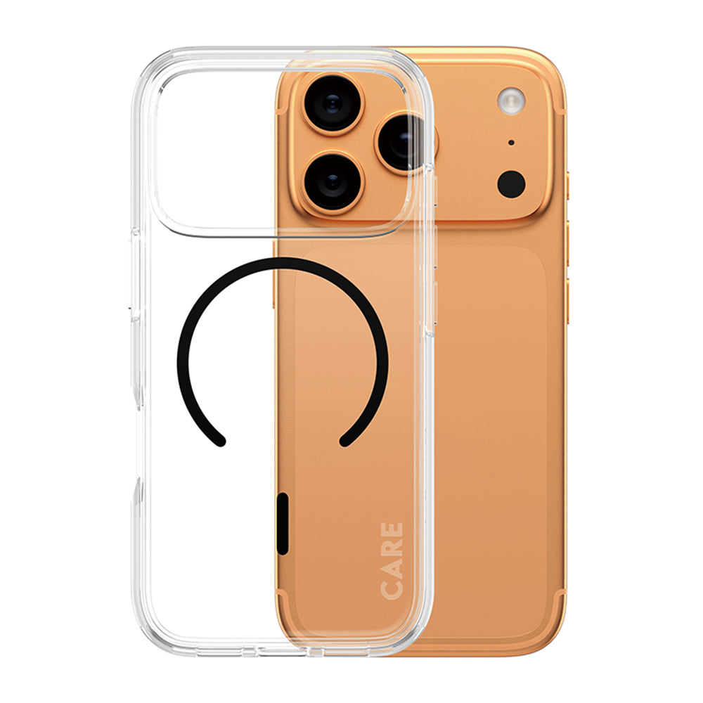 Etui MagSafe dla Apple iPhone 17 Pro, PanzerGlass, Care Urban Explorer, Przezroczyste Czarne