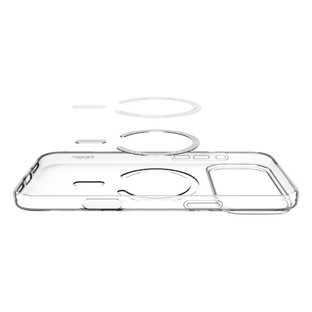 Etui MagSafe dla Apple iPhone 17 Pro, Spigen, Liquid Crystal, Białe ACS10396