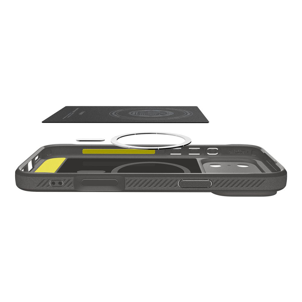 MagSafe Case for Apple iPhone 17 Pro, Spigen, Rugged Armor, Gray ACS10330