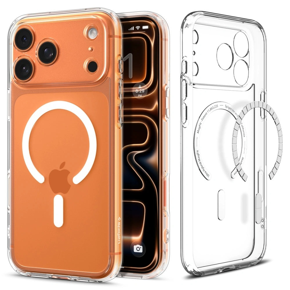 Etui MagSafe dla Apple iPhone 17 Pro, Spigen, Ultra Hybrid, Białe ACS10346