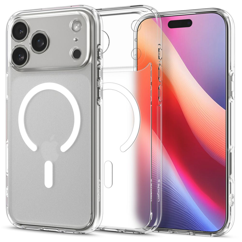 Etui MagSafe dla Apple iPhone 17 Pro, Spigen, Ultra Hybrid, Satynowa Biel ACS10350