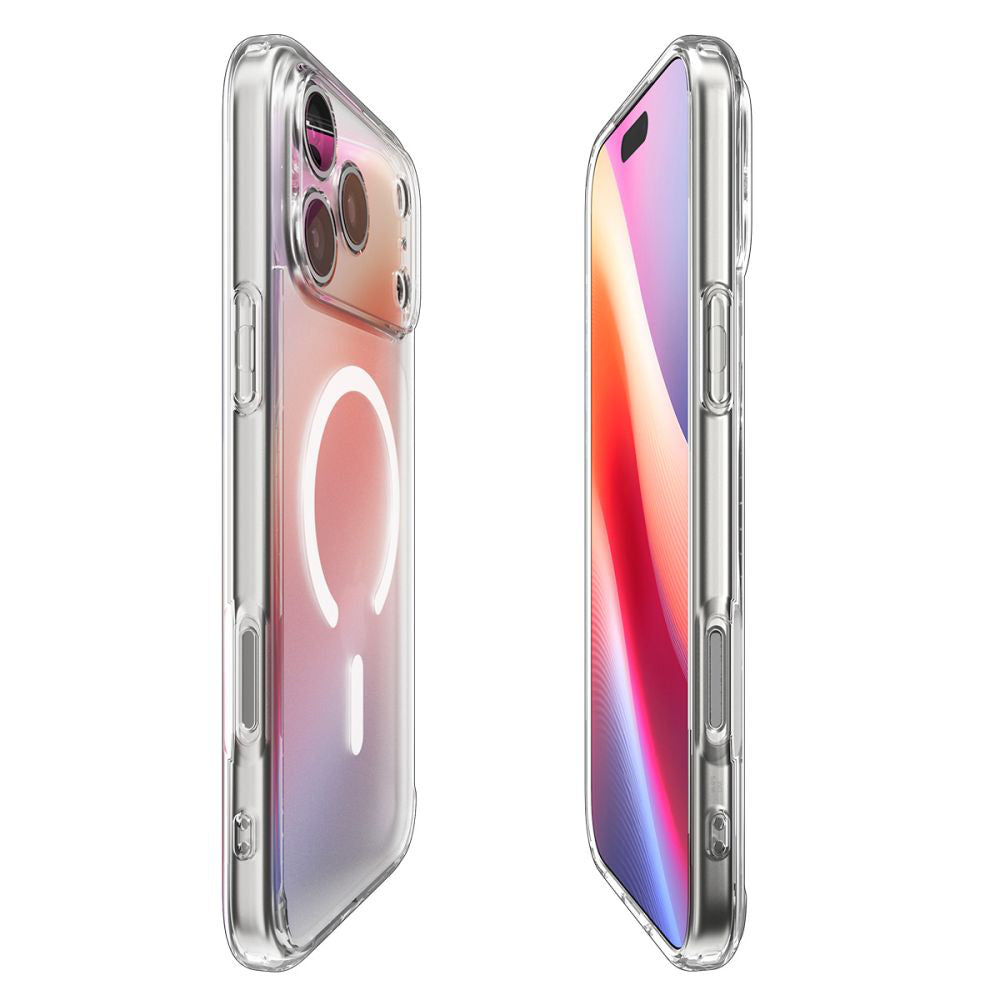 Etui MagSafe dla Apple iPhone 17 Pro, Spigen, Ultra Hybrid, Satynowa Biel ACS10350