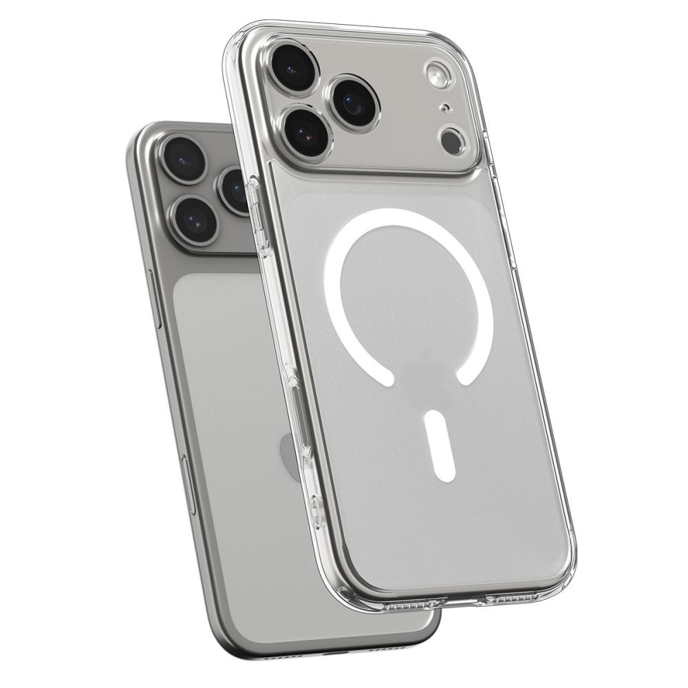 Etui MagSafe dla Apple iPhone 17 Pro, Spigen, Ultra Hybrid, Satynowa Biel ACS10350
