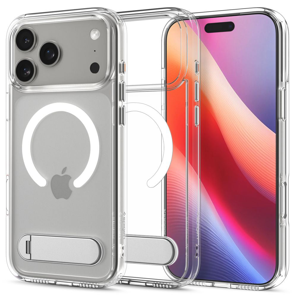 Etui MagSafe dla Apple iPhone 17 Pro, Spigen, Ultra Hybrid S, Przezroczyste