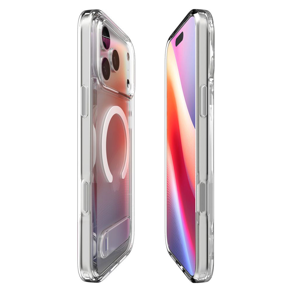 Etui MagSafe dla Apple iPhone 17 Pro, Spigen, Ultra Hybrid S, Przezroczyste