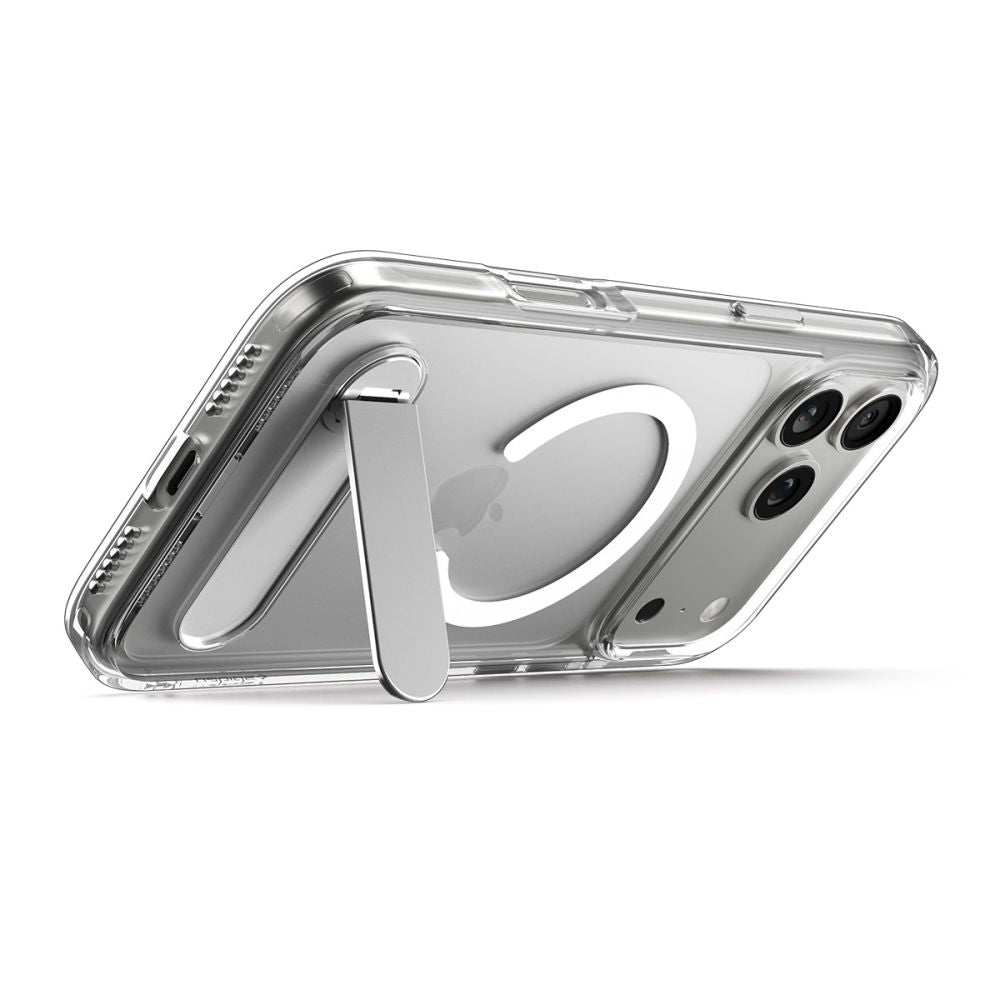 Etui MagSafe dla Apple iPhone 17 Pro, Spigen, Ultra Hybrid S, Przezroczyste