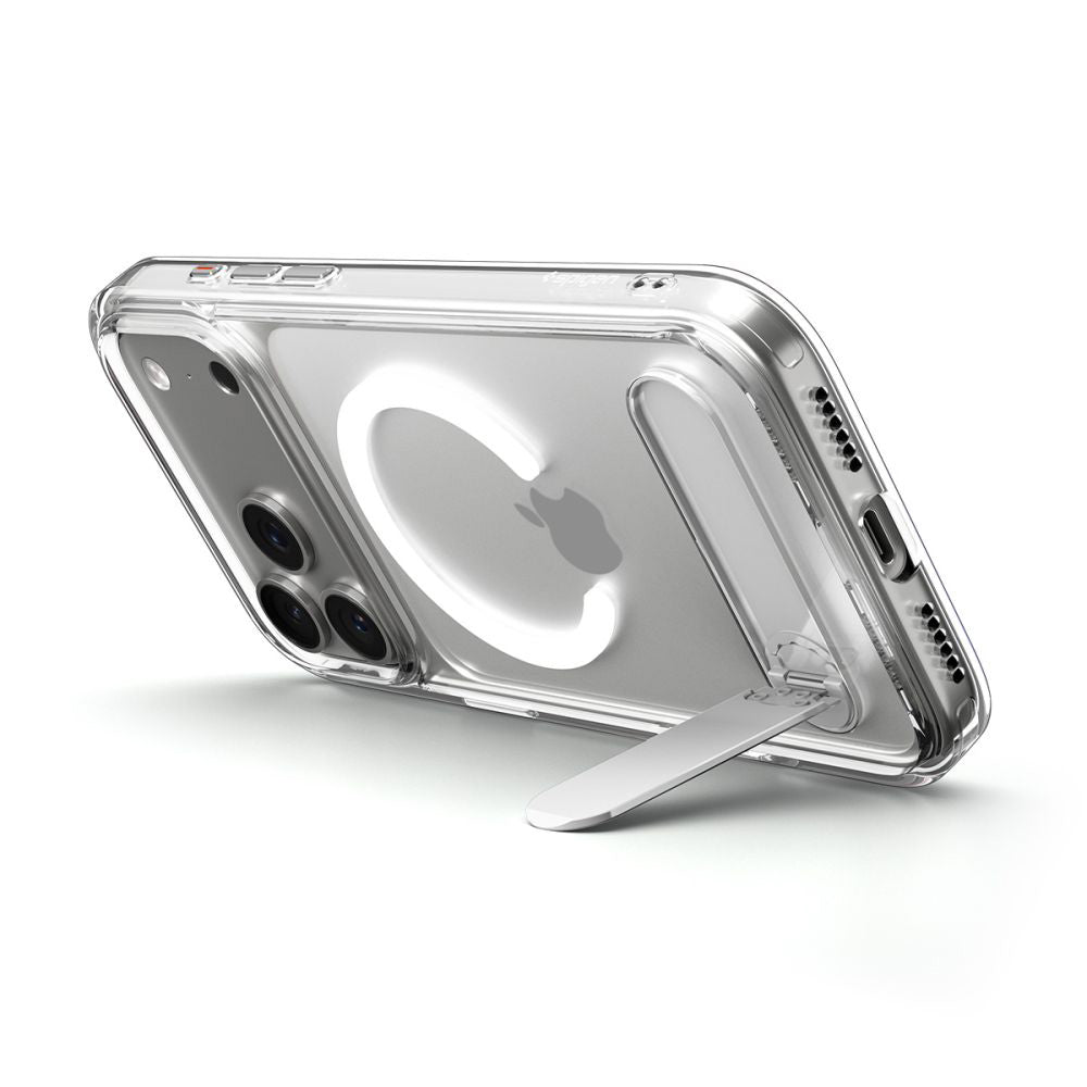Etui MagSafe dla Apple iPhone 17 Pro, Spigen, Ultra Hybrid S, Przezroczyste