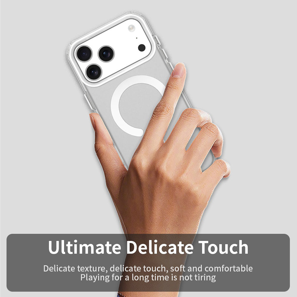 Etui MagSafe dla Apple iPhone 17 Pro, Techsuit, CandyCase, Białe
