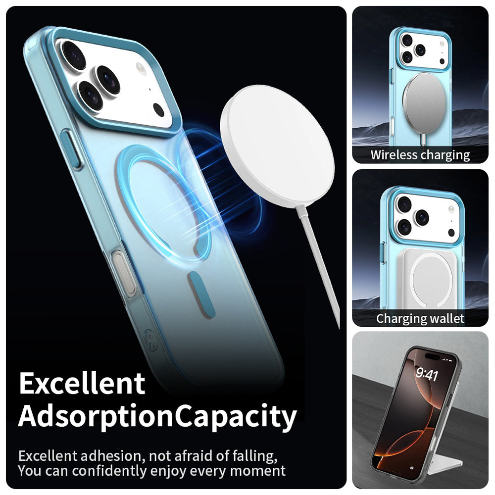 Etui MagSafe dla Apple iPhone 17 Pro, Techsuit, CandyCase, Niebieskie