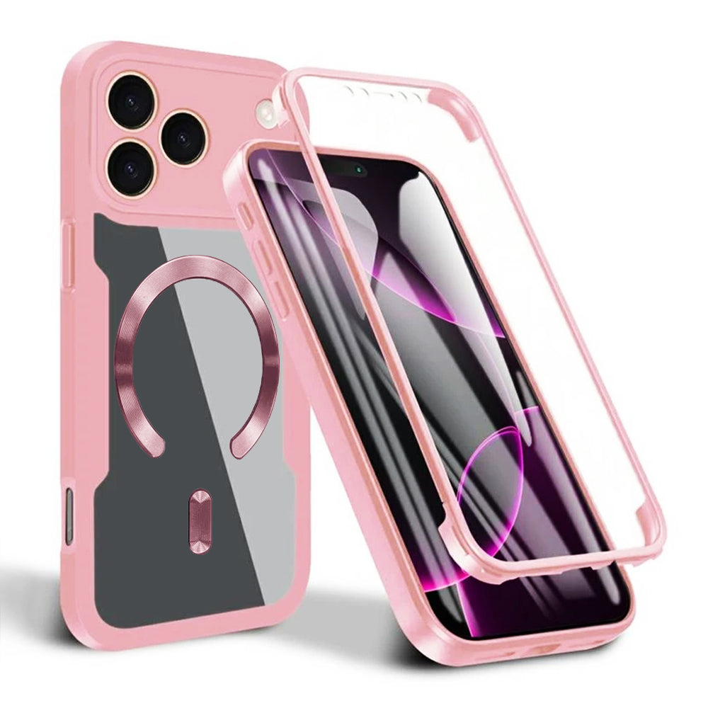 Etui MagSafe dla Apple iPhone 17 Pro, Techsuit, ColorVerse 360, Różowy