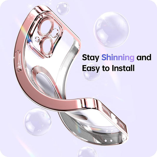 Etui MagSafe dla Apple iPhone 17 Pro, Techsuit, Luxury Glitter, Bleu