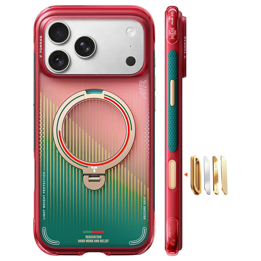 Etui MagSafe dla Apple iPhone 17 Pro, Torras, Ostand Q3 Air, Glory Slash