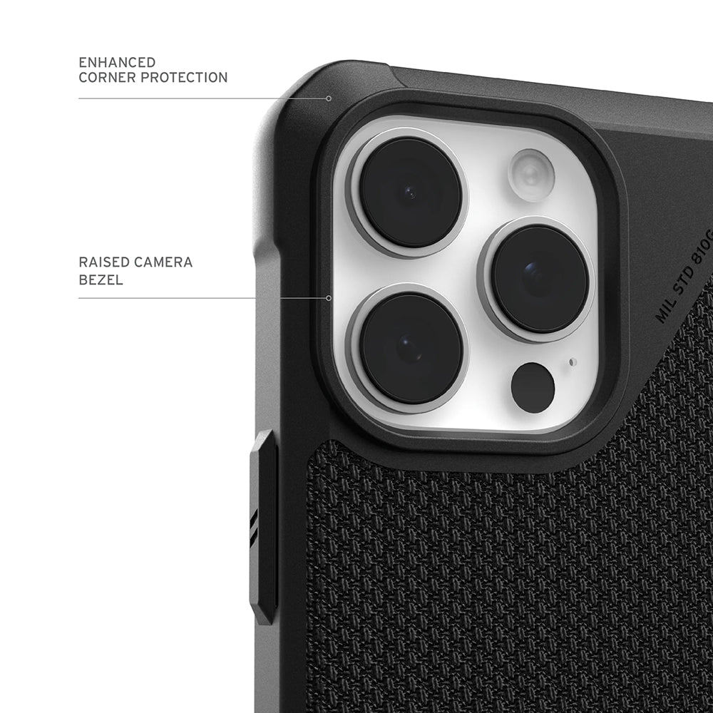 MagSafe Case for Apple iPhone 17 Pro, Urban Armor Gear, Metropolis LT Kevlar, Black