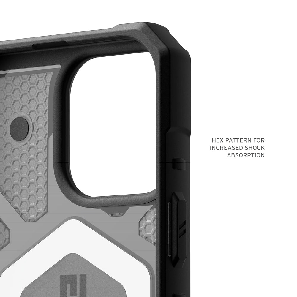 Etui MagSafe dla Apple iPhone 17 Pro, Urban Armor Gear, Pathfinder Clear, Szare
