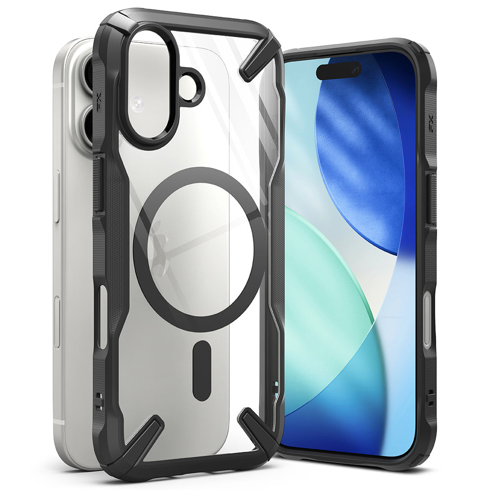 Etui MagSafe dla Apple iPhone 17, Ringke, Fusion X, Czarne