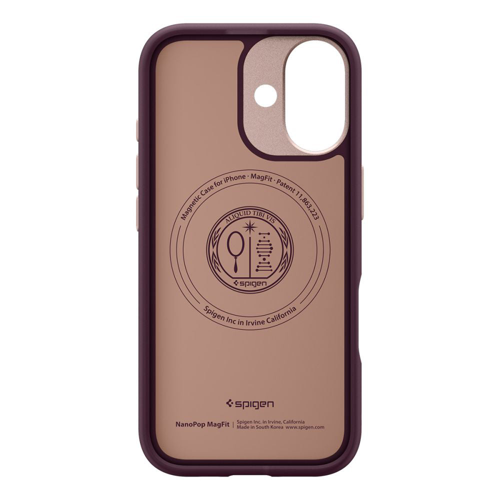 Etui MagSafe dla Apple iPhone 17, Spigen, Caseology Nano Pop, Wiśniowy ACS10365