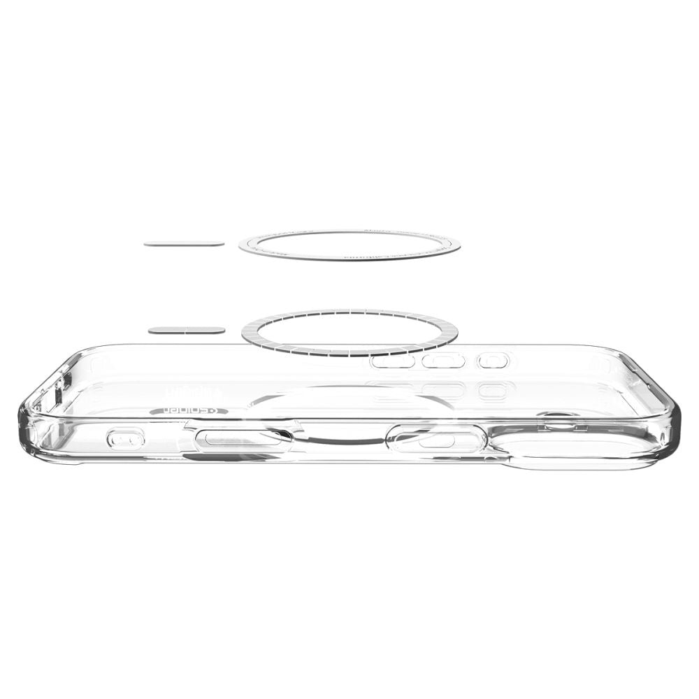 Etui MagSafe dla Apple iPhone 17, Spigen, Ultra Hybrid, Przezroczyste Złote ACS10382