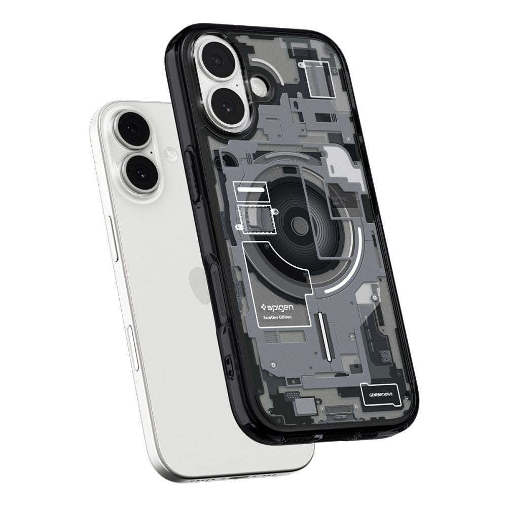 Etui MagSafe do Apple iPhone 17, Spigen, Ultra Hybrid Zero One, czarne ACS10387