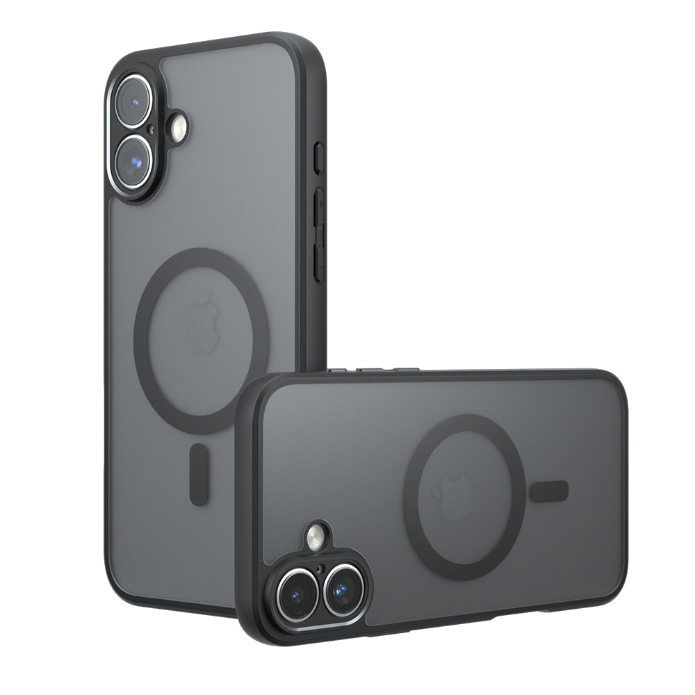 Etui MagSafe do Apple iPhone 17, Techsuit, PureFrost, Czarna Satynowa